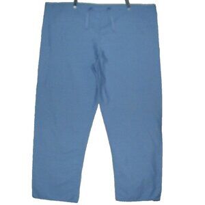 Fundalmentals Scrubs Pants Unisex XXL x 32" by White Swan Blue Drawstring Cargo